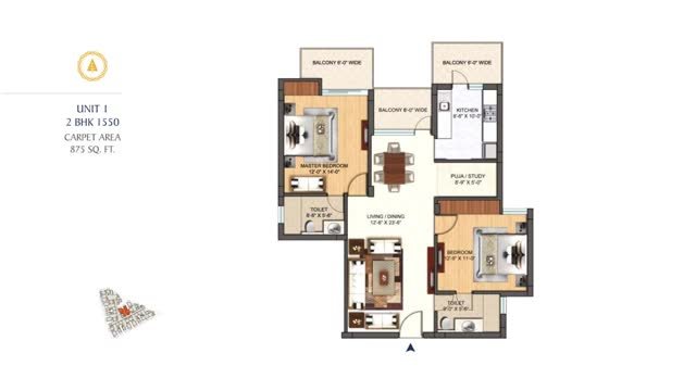 The Oriana, Sinola: 2 & 3 BHK apartments — photo 6